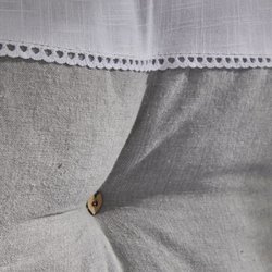 Cabecero - HOY - CHARME - Chambray x Slub Capucine - 45 x 70 cm