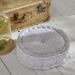 Rond vloerkussen - VANDAAG - CHARME - Constance print - 40 x 12 cm