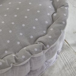 Cuscino da pavimento rotondo - TODAY - CHARME - stampa Constance - 40 