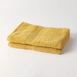 TODAY Essential - Set of 2 hand towels 50x90 cm 100% Cotton, ocher col