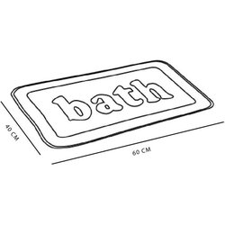 Memory Foam Badematte - TODAY - UTILITY - 40 x 60 cm - Grün