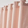 Waffle Shower Curtain - Pink - Polyester - 180 x 200 cm - 12 Hooks - U