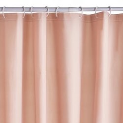 Waffle Shower Curtain - Pink - PEVA - 180 x 200 cm - 12 Hooks - UTILIT