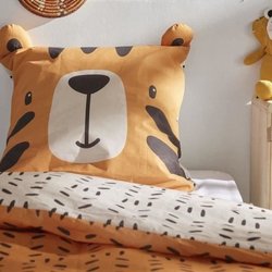Juego de cama infantil + puf plegable con almacenaje - TODAY - JUNGLE 