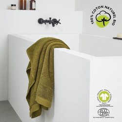 Badetuch - TODAY - 50 x 90 cm - Baumwolle - Bio Bronza