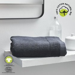 Toalla de baño - HOY - 70 x 130 cm - Algodón - Carbón orgánico