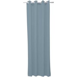 Vorhang mit Ösen - 140x240 - Denim - heute astistisch - 356011