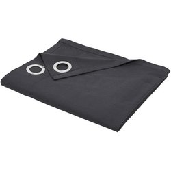 Curtain with eyelets - 140x240 - charcoal - Today Essential - 356503