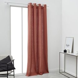 TODAY Ösenvorhang  140 x 240 cm  100 % Baumwolle  Terrakotta