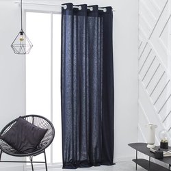 TODAY Ösenvorhang  140 x 240 cm  100 % Baumwolle  Marineblau