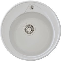 STRADOUR Wastafel gebouwd in RONDA, in SMC WHITE UNI - 17, 1 kom, afm.