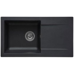 Lavello STRADOUR incorporato in EINNA, SMC BLACK STRAW - 06, 1 vasca, 