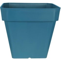 Bac a fleurs carré - RIVIERA - SOLEILLA - Plastique - 49x49x45 cm - Bl
