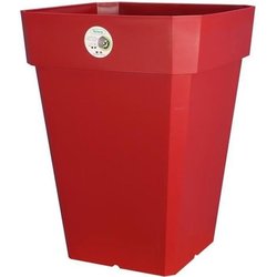 Pot de fleurs carré - RIVIERA  - Soleilla - Plastique - 49 x 49 x H 50