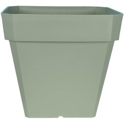 Bac a fleurs carré - RIVIERA - SOLEILLA - Plastique - 49x49x45 cm - Ve