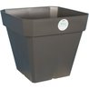 Pot de fleurs carré - RIVIERA - Soleilla en plastique - 49 x 49 x H 45