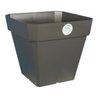 Pot de fleurs carré - RIVIERA - Soleilla en plastique - 49 x 49 x H 45