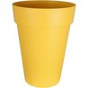 RIVIERA SOLEILLA flower box - Plastic - Height 53 cm - Yellow