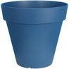 Fioriera rotonda RIVIERA SOLEILLA - Plastica - Diametro 60 cm - Blu