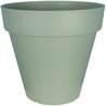 RIVIERA SOLEILLA round flower box - Plastic - Diameter 60 cm Clay gree