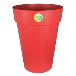RIVIERA Soleilla bloempot - Rond - Ø 50 x 66 cm - Rood