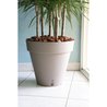 Pot de fleurs avec réserve d eau - RIVIERA - Loft Rond - Ø 49 x H 45 c