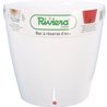 RIVIERA Eva Nieuwe ronde plastic pot - Ø 46 cm - 49 L - Wit