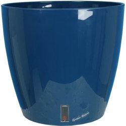 RIVIERA EVA NEW ronde bloembak - Kunststof - Diameter 46 cm - Blauw
