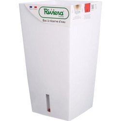 RIVIERA Eva New square plastic flowerpot - 28 x 28 x H 52 cm - 31 L - 