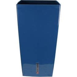 RIVIERA EVA NEW HAUT square flower box - Plastic - 69x69 cm - Blue