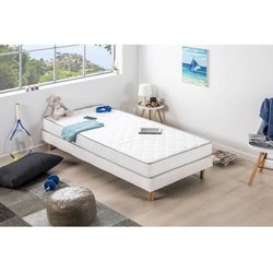 Matelas 90x200 cm HAHTUVA - Mousse - Ferme - 14 cm - 5 zones - DEKO DR