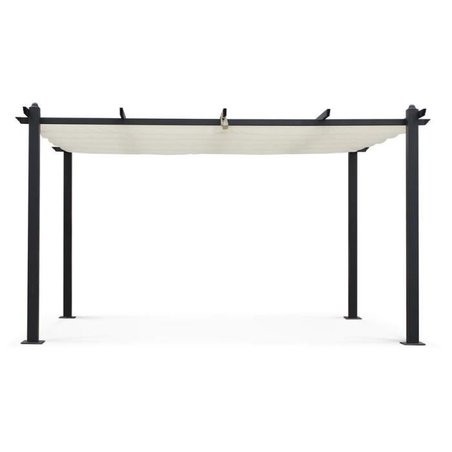 Aluminiumpergola CORDOBA - Ecru - 4 x 3 m