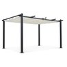 Aluminiumpergola CORDOBA - Ecru - 4 x 3 m
