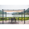Aluminiumpergola CORDOBA - Ecru - 4 x 3 m