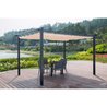 Aluminiumpergola CORDOBA - Ecru - 4 x 3 m