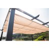 Aluminiumpergola CORDOBA - Ecru - 4 x 3 m
