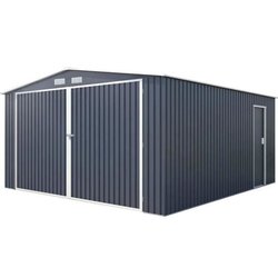 Metallgarage 16 m² - mit Anker -Kit 3,80 m x 4,20 m enthalten