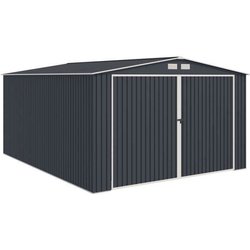 Abri de jardin / Garage en métal 18,2 m² - 380 x 480 x 232 - ORION Kit