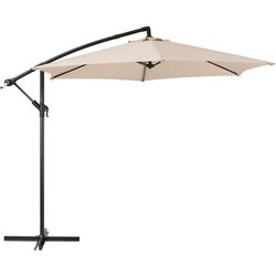 Parasol déporté AUREA Ø 3 m - Structure en aluminium avec toile polyes