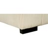 Festes gerades Sofa - 4 Sitze - PEDRO - Beige Cord - 261 x 124 x 104 c