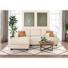 Linkes 4-Sitzer-Ecksofa - PAUL aus Cord - Beigefarbener Stoff - 216 x 