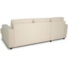 Linkes 4-Sitzer-Ecksofa - PAUL aus Cord - Beigefarbener Stoff - 216 x 