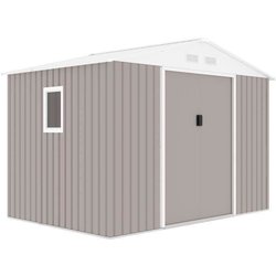 Abri de jardin en métal 	5,29 m² - 277 x 191 x 202 cm - VENUS Kit d an