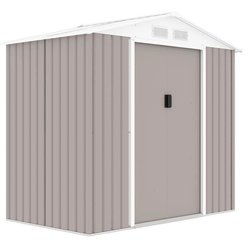 Abri de jardin en métal 2,71 m²  - 213 x 127 x 195 cm - PLUTON - Kit d