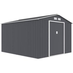 Abri de jardin en métal 8,84 m² - 277 x 319 x 202 cm - URANUS - Kit d 