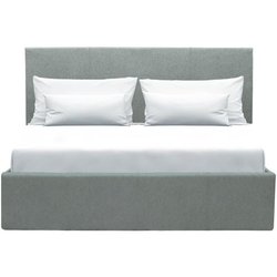 MARTIN Bett mit Stauraum für Erwachsene  Schlafen 140 x 190 cm  Hell