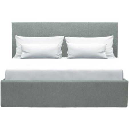 MARTIN Bett mit Stauraum für Erwachsene  Schlafen 140 x 190 cm  Hell