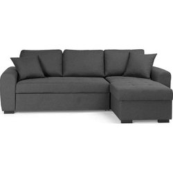 Reversible Cabrio Corner Sofa 4 Sitze - grauer Stoff - zeitgemäß - L 2