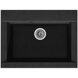 STRADOUR Fregadero de cocina empotrado 1 recipiente sin escurridor Hex