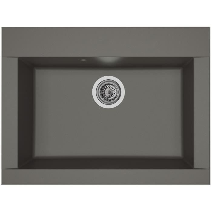 Sink Hexo 1 graue Betonschale